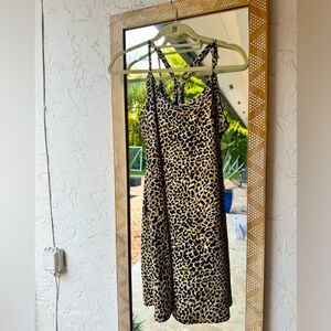 Outdoor voices Leopard exercise dress